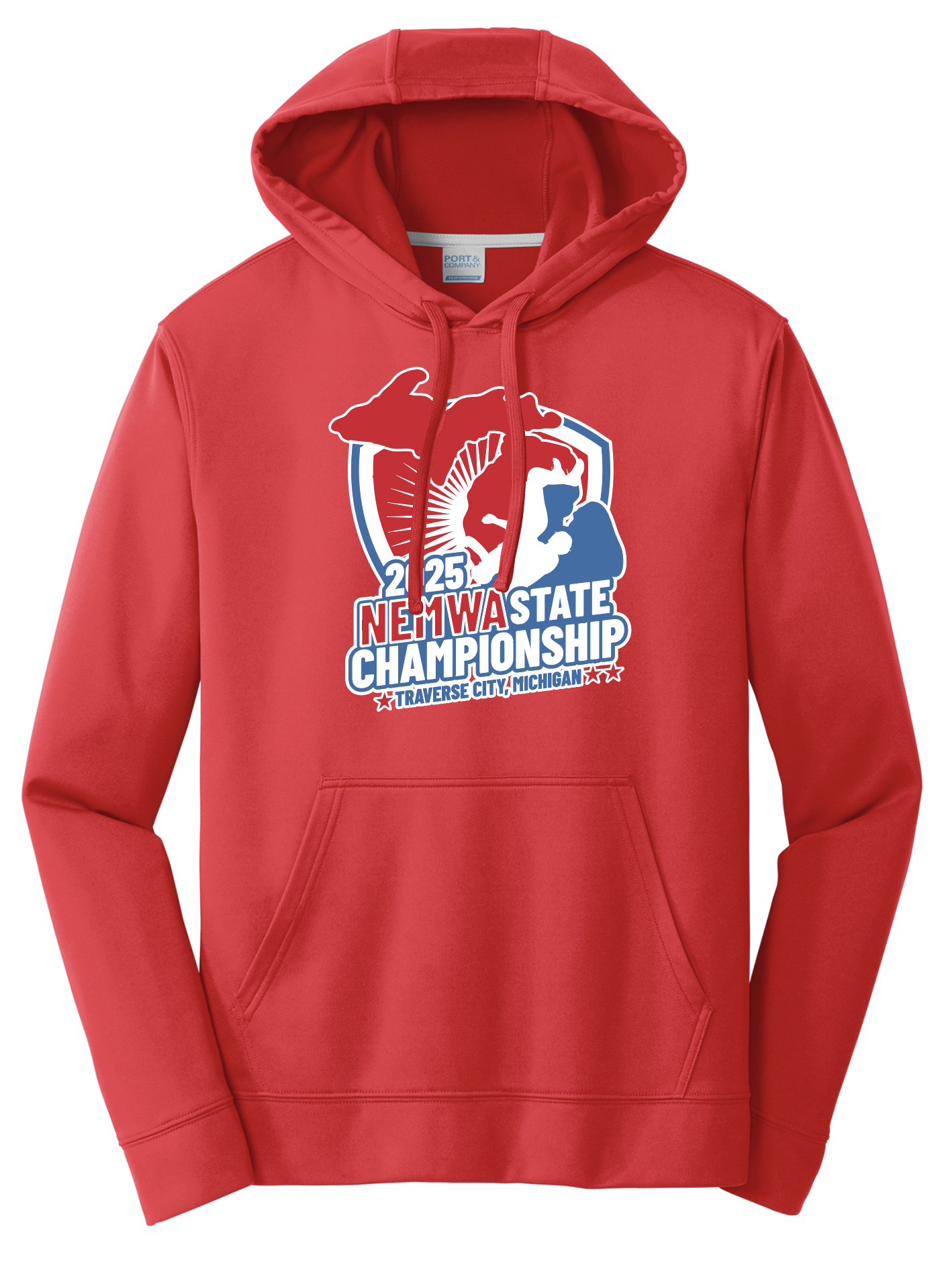 NEMWA 2025 Adult Hoodie (Red)