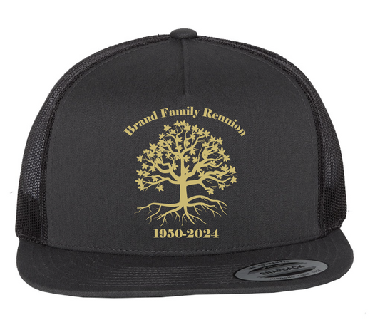 Brand Family Reunion Flat Bill Hat