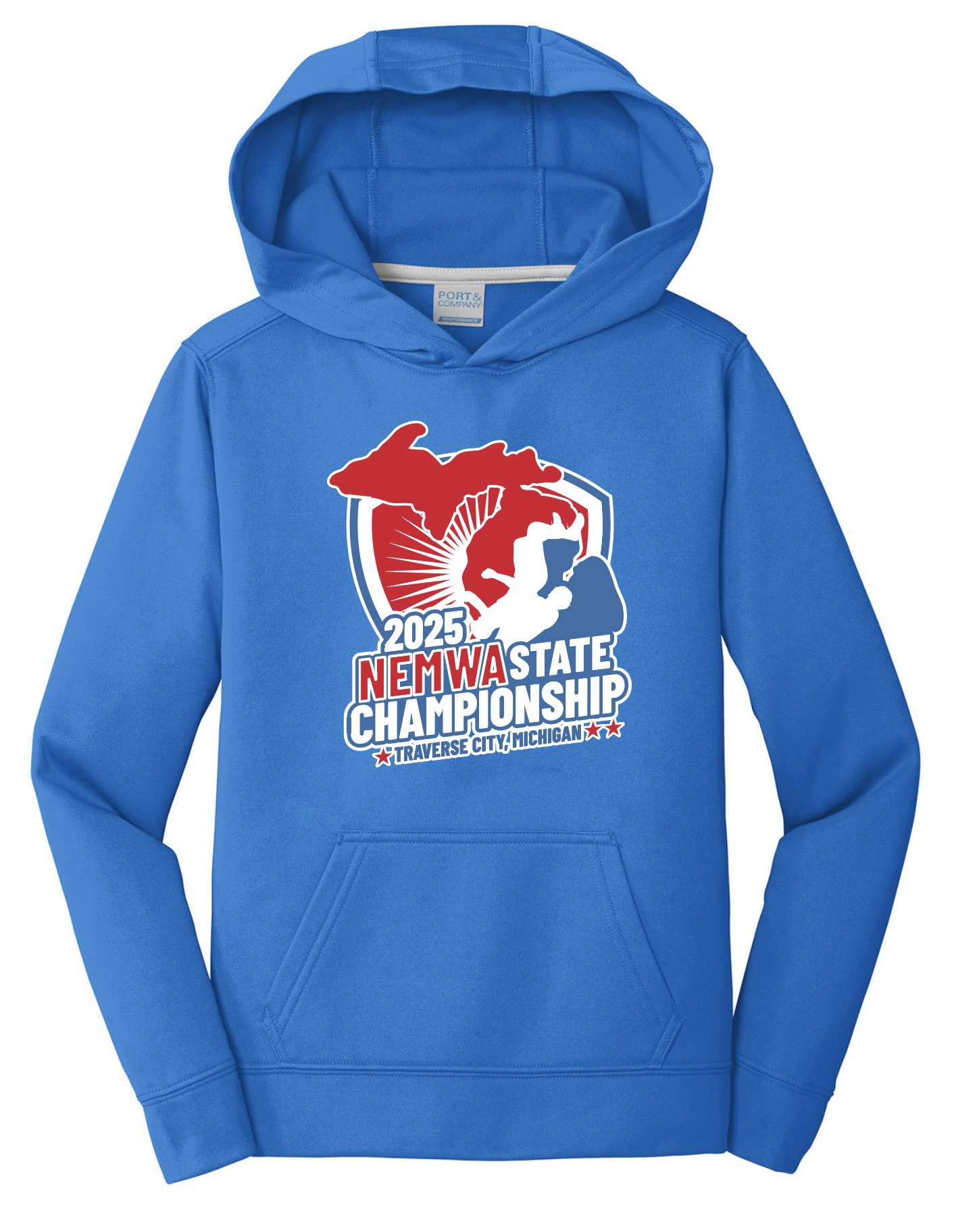 NEMWA 2025 Youth Hoodie (Blue)