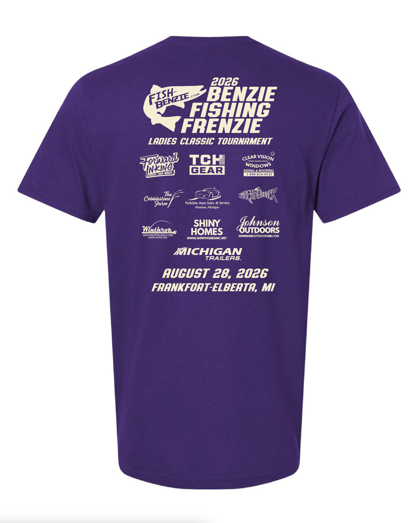 2026 Benzie Frenzie Ladies Tournament Tee